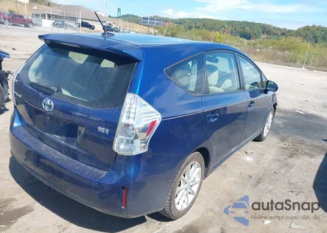 2012 Toyota Prius V Five z USA, uszkodzony, nr VIN JTDZN3EU5C3025940